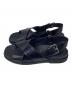 PRADA (プラダ) レザーサンダル ブラック サイズ:35：8000円
