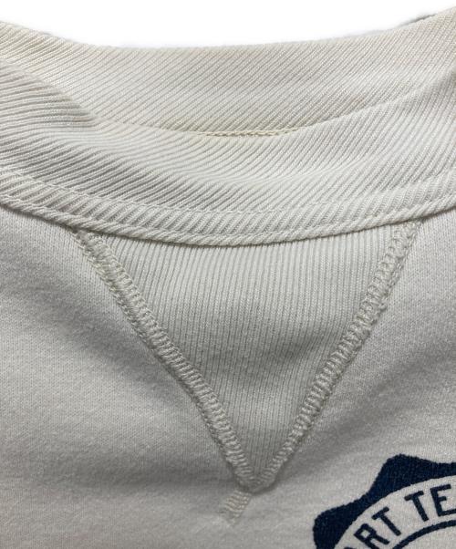 McCOY'S（マッコイズ）McCOY'S (マッコイズ) 斜めカレッジ前Vスウェット ベージュ サイズ:Mの古着・服飾アイテム