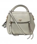TORY BURCHトリーバーチ）の古着「ハーフムーン2WAYショルダーバッグ」｜ベージュ