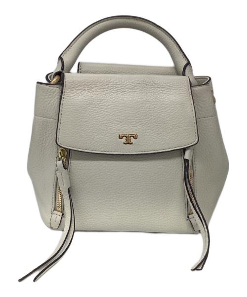 TORY BURCH（トリーバーチ）TORY BURCH (トリーバーチ) ハーフムーン2WAYショルダーバッグ ベージュの古着・服飾アイテム