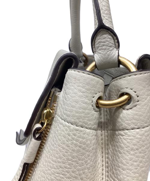 TORY BURCH（トリーバーチ）TORY BURCH (トリーバーチ) ハーフムーン2WAYショルダーバッグ ベージュの古着・服飾アイテム