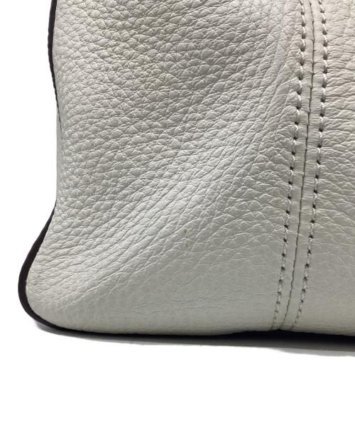 TORY BURCH（トリーバーチ）TORY BURCH (トリーバーチ) ハーフムーン2WAYショルダーバッグ ベージュの古着・服飾アイテム