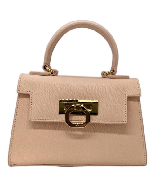 CARBOTTI（カルボッティ）CARBOTTI (カルボッティ) LICIA 241 リシアハンドバッグ ピンクの古着・服飾アイテム