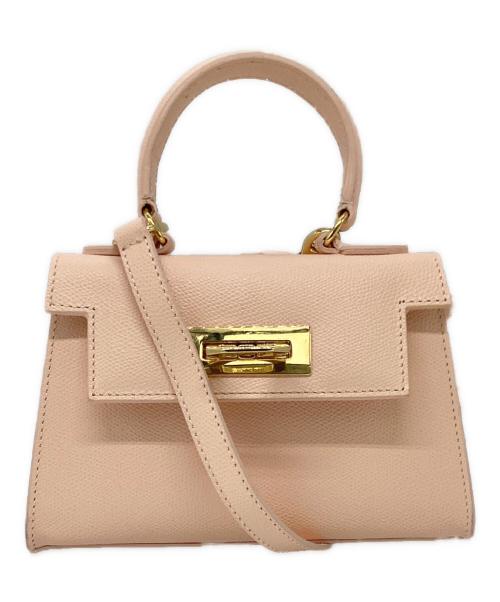 CARBOTTI（カルボッティ）CARBOTTI (カルボッティ) LICIA 241 リシアハンドバッグ ピンクの古着・服飾アイテム