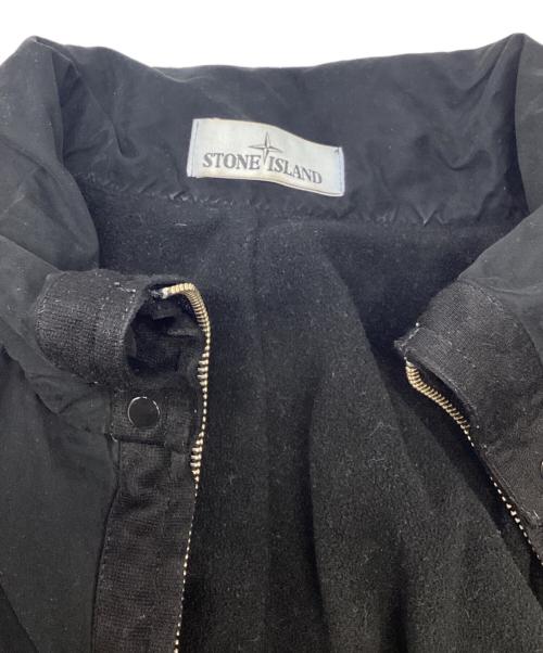 STONE ISLAND（ストーンアイランド）STONE ISLAND (ストーンアイランド) スリーブワッペンスタンドカラーコート ブラック サイズ:XLの古着・服飾アイテム