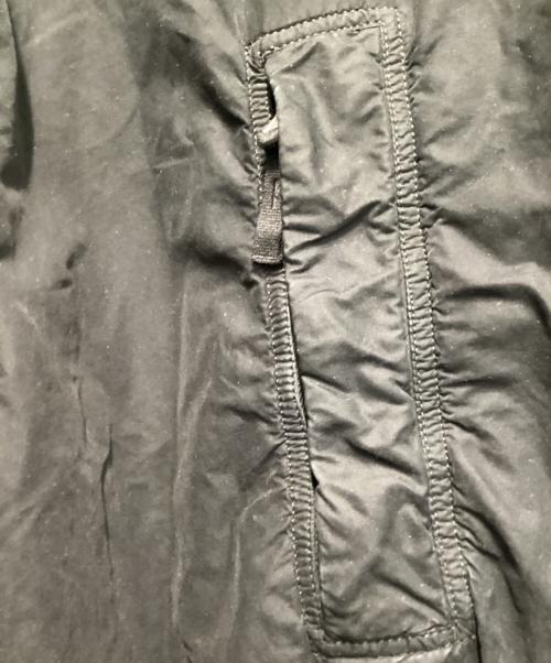 STONE ISLAND（ストーンアイランド）STONE ISLAND (ストーンアイランド) スリーブワッペンスタンドカラーコート ブラック サイズ:XLの古着・服飾アイテム