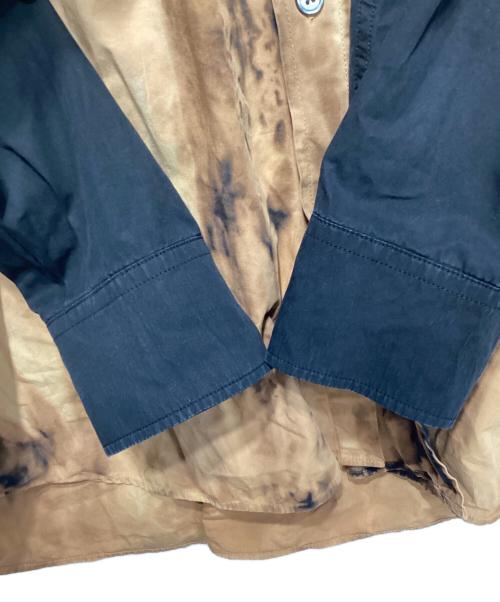 OUR LEGACY（アワーレガシー）OUR LEGACY (アワーレガシー) BORROWED TIE DYE BD SHIRT ブラック×ブラウン サイズ:48の古着・服飾アイテム
