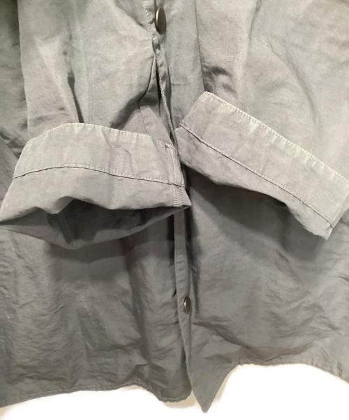 JACKMAN（ジャックマン）JACKMAN (ジャックマン) 綿麻カラーレスジャケット グレー サイズ:XLの古着・服飾アイテム