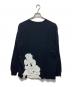 ALMOSTBLACK (オールモストブラック) C-NECK PRINT LONG TEE ブラック サイズ:不明：8000円