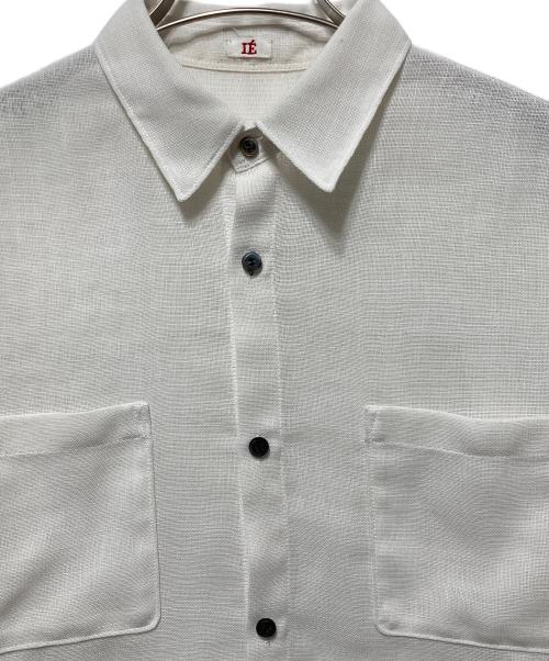 IENA（イエナ）IENA (イエナ) シアーメッシュシャツ ホワイト サイズ:freeの古着・服飾アイテム