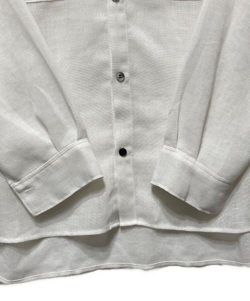 IENA（イエナ）IENA (イエナ) シアーメッシュシャツ ホワイト サイズ:freeの古着・服飾アイテム