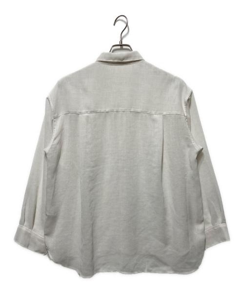 IENA（イエナ）IENA (イエナ) シアーメッシュシャツ ホワイト サイズ:freeの古着・服飾アイテム