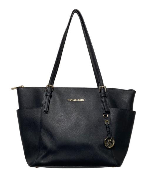 MICHAEL KORS（マイケルコース）MICHAEL KORS (マイケルコース) トートバッグ ブラックの古着・服飾アイテム