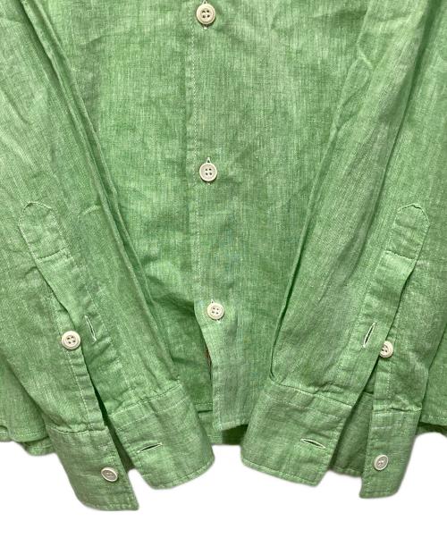 BOB JAPAN（ボブジャパン）BOB JAPAN (ボブジャパン) ワンポイントロゴハンドステッチシャツ グリーン サイズ:Ｌの古着・服飾アイテム