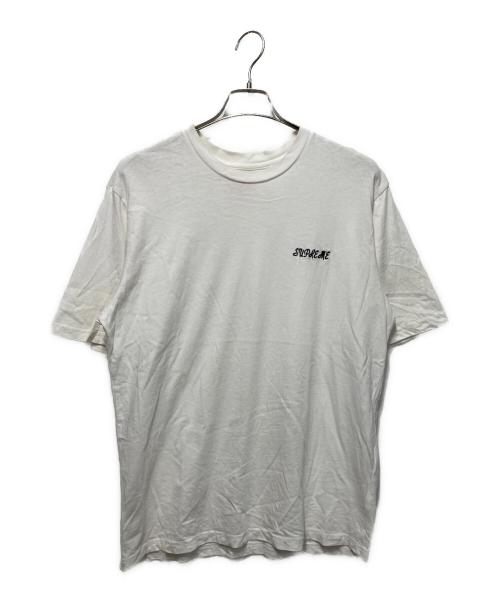 SUPREME（シュプリーム）SUPREME (シュプリーム) Washed Script S／S Top ホワイト サイズ:Ｍの古着・服飾アイテム