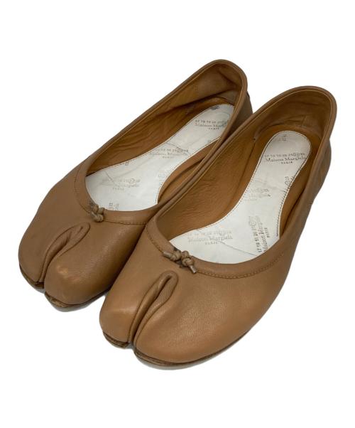 Maison Margiela（メゾンマルジェラ）Maison Margiela (メゾンマルジェラ) Tabi バレエシューズ ブラウン サイズ:36の古着・服飾アイテム