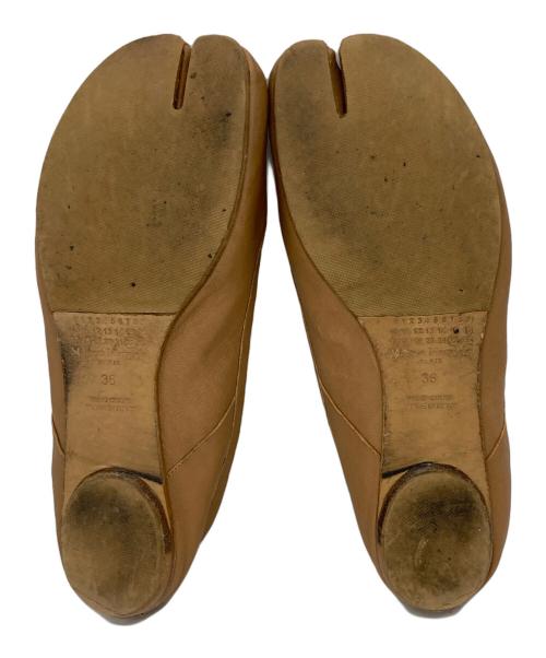 Maison Margiela（メゾンマルジェラ）Maison Margiela (メゾンマルジェラ) Tabi バレエシューズ ブラウン サイズ:36の古着・服飾アイテム