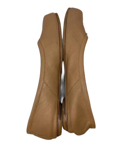Maison Margiela（メゾンマルジェラ）Maison Margiela (メゾンマルジェラ) Tabi バレエシューズ ブラウン サイズ:36の古着・服飾アイテム