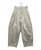 Plageプラージュ）の古着「Barrel Chinos パンツ」｜ナチュラル