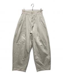 Plage（プラージュ）の古着「Barrel Chinos パンツ」｜ナチュラル