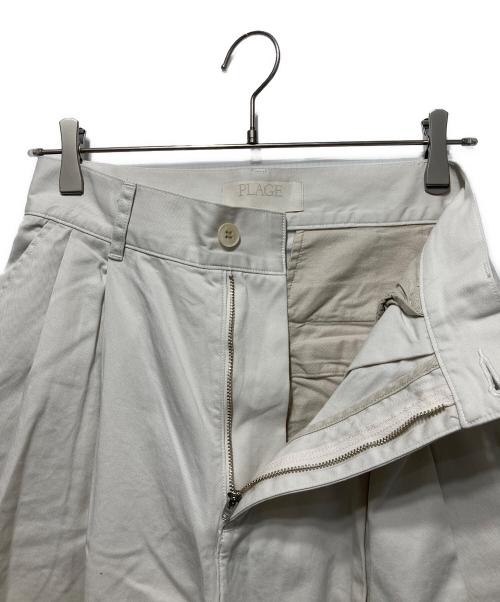 Plage（プラージュ）Plage (プラージュ) Barrel Chinos パンツ ナチュラル サイズ:36の古着・服飾アイテム
