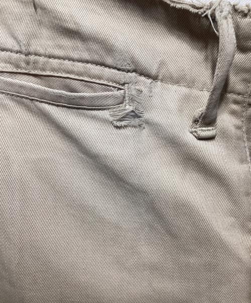 US ARMY（ユーエスアーミー）US ARMY (ユーエスアーミー) M-45 COTTON KHAKI CHINO TROUSERS PANTS/コットンカーキチノトラウザーズパンツ ブラウン サイズ:31の古着・服飾アイテム