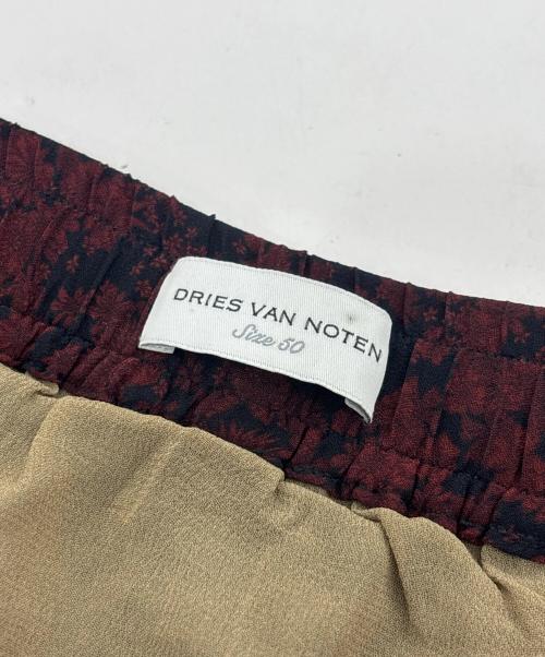 DRIES VAN NOTEN（ドリスヴァンノッテン）DRIES VAN NOTEN (ドリスヴァンノッテン) 総柄シアーパンツ マルチカラー サイズ:50の古着・服飾アイテム
