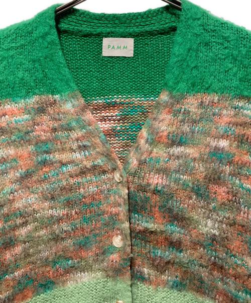 PAMM（パム）PAMM (パム) 汽水域のニットカーディガン グリーン サイズ:freeの古着・服飾アイテム