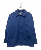 MATSUFUJIマツフジ）の古着「Uneven Twill Connected Pockets Jacket」｜ブルー