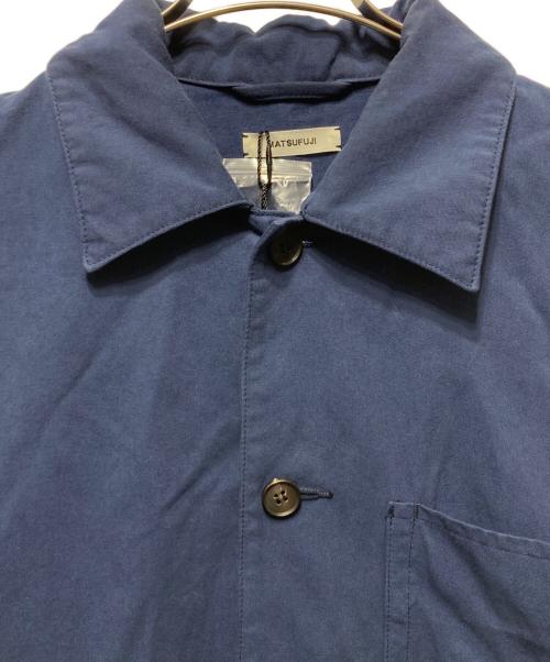 MATSUFUJI（マツフジ）MATSUFUJI (マツフジ) Uneven Twill Connected Pockets Jacket ブルー サイズ:2の古着・服飾アイテム