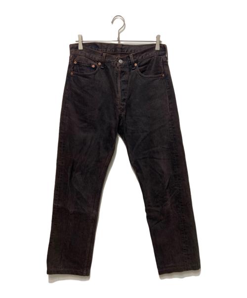 LEVI'S（リーバイス）LEVI'S (リーバイス) 後染め 501 ストレート デニムパンツ ブラウン サイズ:32の古着・服飾アイテム