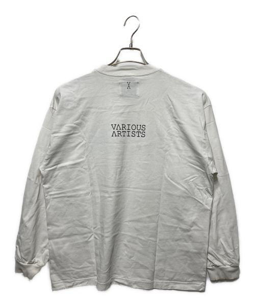 Champion（チャンピオン）Champion (チャンピオン) VARIOUS ARTIST プリントロングスリーブカットソー ホワイト サイズ:Ｌの古着・服飾アイテム
