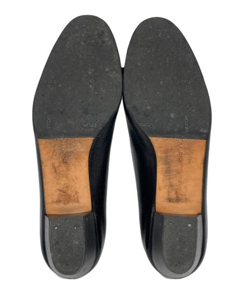 Salvatore Ferragamo（サルヴァトーレ フェラガモ）Salvatore Ferragamo (サルヴァトーレ フェラガモ) ヴァラリボンパンプス ブラック サイズ:6　1/2の古着・服飾アイテム