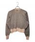 6(ROKU) BEAUTY&YOUTH (ロク ビューティーアンドユース) Sheer Border Crewneck Knit ベージュ サイズ:不明：5000円