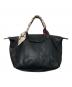 LONGCHAMP（ロンシャン）の古着「ルプリアージュキュイールショルダーバッグ」｜ブラック