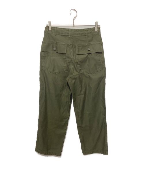 Coatac（コータック）Coatac (コータック) スビンコットンバックサテンベイカーパンツ カーキ サイズ:4の古着・服飾アイテム