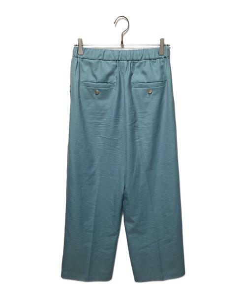 Aquascutum（アクアスキュータム）Aquascutum (アクアスキュータム) ドロストワイドパンツ ブルー サイズ:8の古着・服飾アイテム
