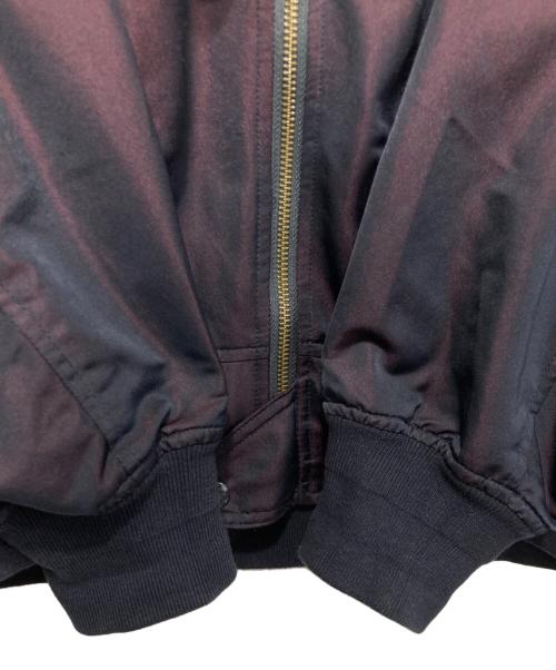 BEAMS PLUS（ビームスプラス）BEAMS PLUS (ビームスプラス) MIL Flight Jacket Iridescent Twill MA-1ジャケット レッド サイズ:Ｍの古着・服飾アイテム