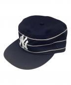 New Era×BEAMSニューエラ×ビームス）の古着「キャップ」｜ネイビー