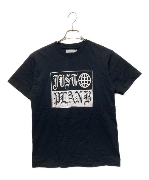 VALLAD（バラッド）VALLAD (バラッド) プリントTシャツ ブラック サイズ:Ｍの古着・服飾アイテム
