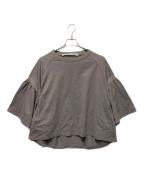 COGTHEBIGSMOKEコグザビッグスモーク）の古着「LAURA GATHERED SLV TOP/ローラギャザースリーブトップ」｜グレー