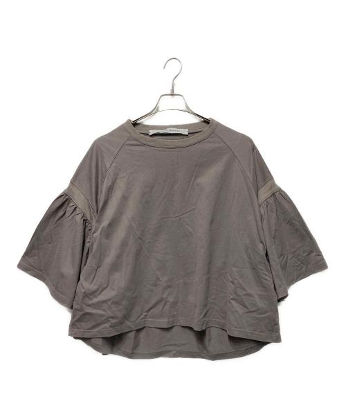 COGTHEBIGSMOKE（コグザビッグスモーク）COGTHEBIGSMOKE (コグザビッグスモーク) LAURA GATHERED SLV TOP/ローラギャザースリーブトップ グレー サイズ:不明の古着・服飾アイテム