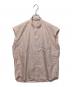 AURALEE（オーラリー）の古着「WASHED FINX TWILL SLEEVELESS SHIRTS」｜ピンク