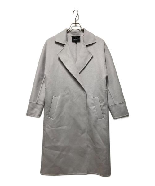 EMPORIO ARMANI（エンポリオ アルマーニ）EMPORIO ARMANI (エンポリオ アルマーニ) カシミヤコート グレー サイズ:40の古着・服飾アイテム