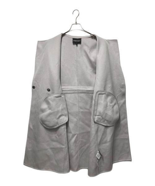EMPORIO ARMANI（エンポリオ アルマーニ）EMPORIO ARMANI (エンポリオ アルマーニ) カシミヤコート グレー サイズ:40の古着・服飾アイテム
