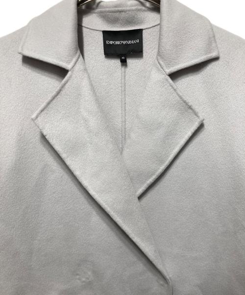 EMPORIO ARMANI（エンポリオ アルマーニ）EMPORIO ARMANI (エンポリオ アルマーニ) カシミヤコート グレー サイズ:40の古着・服飾アイテム