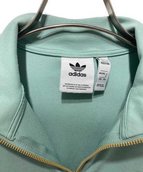 adidas（アディダス）adidas (アディダス) ハーフジップジャージ グリーン サイズ:Mの古着・服飾アイテム
