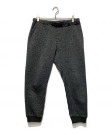 GRAMICCI（グラミチ）の古着「ストレッチ ボンディング ニットフリース ナロー リブパンツ」｜グレー