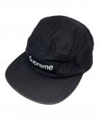 SUPREMEシュプリーム）の古着「Fuck Everybody Jacquard Camp Cap/ジャガードキャップ」｜ブラック