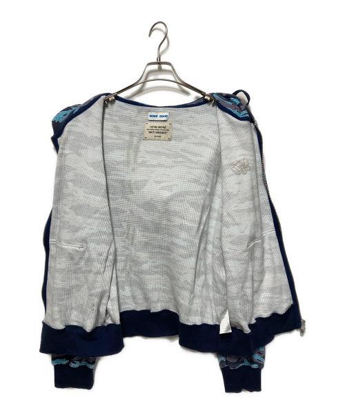 BEAMS（ビームス）BEAMS (ビームス) FUTURE ARCHIVE (フューチャー アーカイブ) WOKE EDGE (ウォーク エッジ) 別注 Thermal Hoodie ブルー サイズ:Mの古着・服飾アイテム